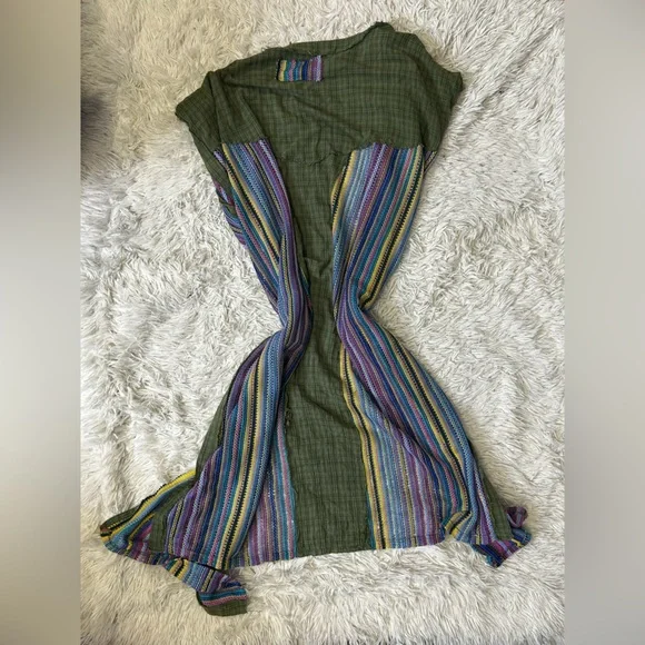 ◾️POL Striped Multicolour Bohemian Kimono - Picture 9 of 15